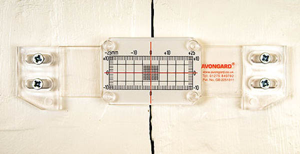 Fessurimetro Per Muri - Confezione Da 10 Pezzi Per Misurare Crepe E Movimenti - Foto 4